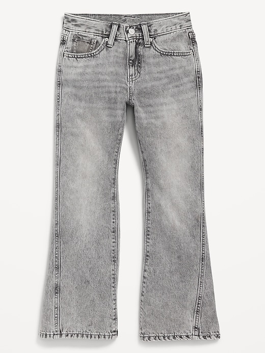 Image number 4 showing, High-Waisted Baggy Flare-Leg Jeans for Girls