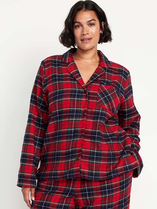 Image number 7 showing, Flannel Pajama Shirt