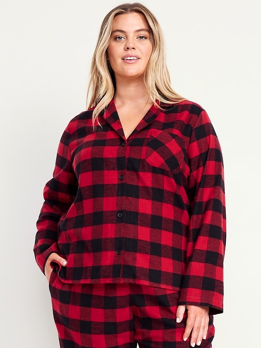 Image number 7 showing, Flannel Pajama Shirt