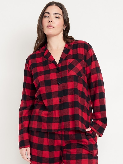 Image number 5 showing, Flannel Pajama Shirt