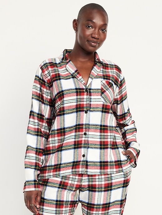 Image number 5 showing, Flannel Pajama Shirt