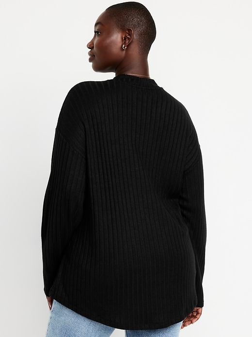 Image number 6 showing, Cozy Mock-Neck Tunic