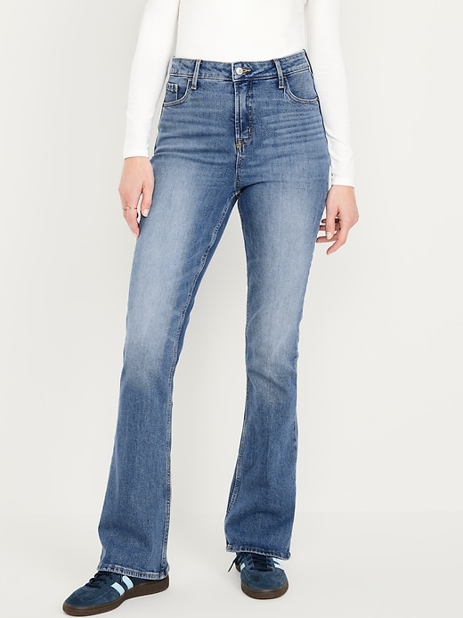 Image number 2 showing, Extra High-Waisted Flare Jeans