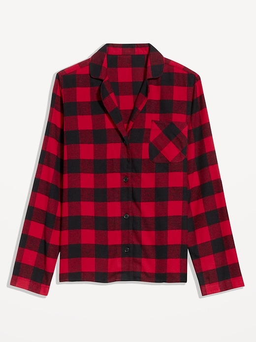 Image number 4 showing, Flannel Pajama Shirt