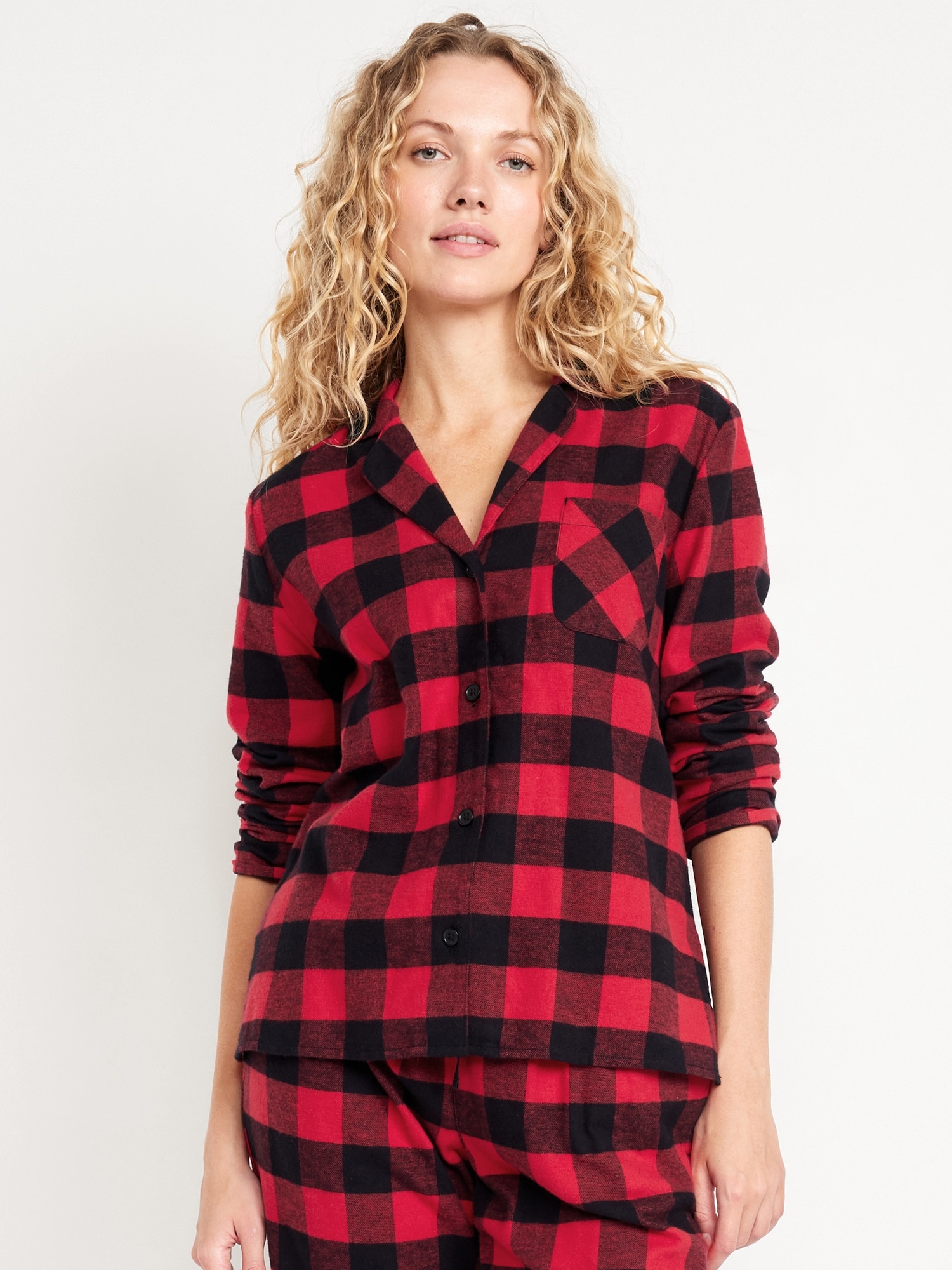 Flannel Pajama Shirt Old Navy