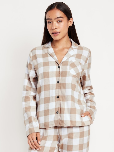 Haut de pyjama en flanelle