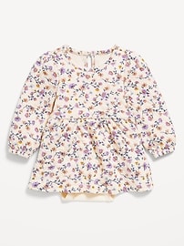 Image number 2 showing, Long-Sleeve Quilted Dress for Baby