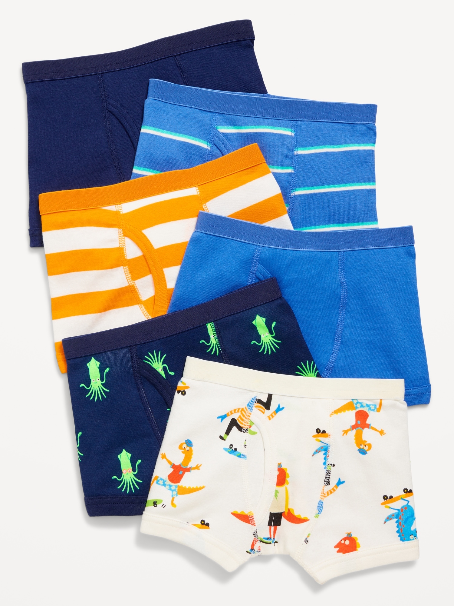 Boxer-Briefs Underwear 6-Pack for Toddler Boys