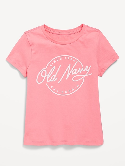 View large product image 1 of 2. Short-Sleeve Logo-Graphic T-Shirt for Girls