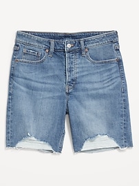 High-Waisted OG Jean Cut-Off Shorts -- 7-inch inseam