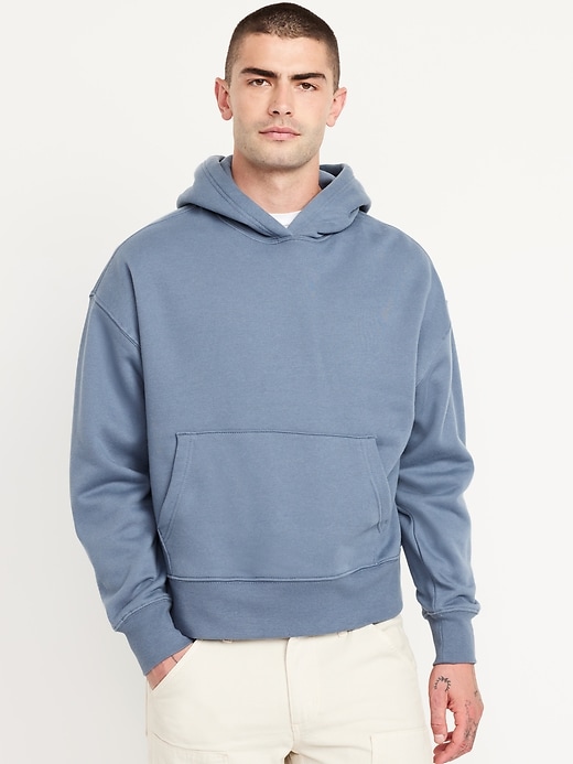 Image number 1 showing, Oversized Cropped Essential Pullover Hoodie