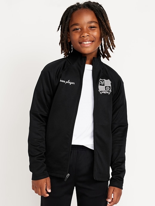 View large product image 1 of 4. Embroidered Track Jacket for Boys