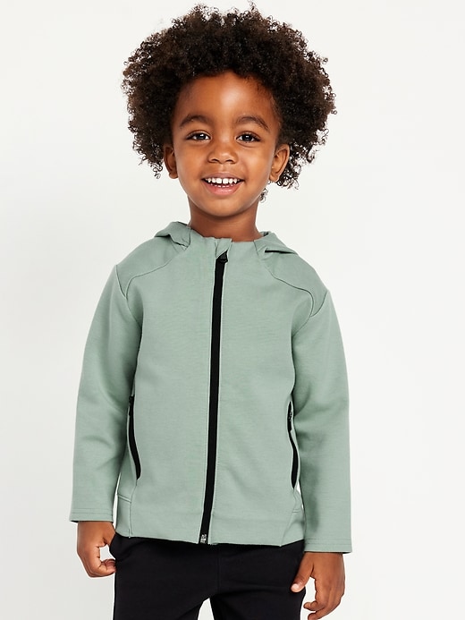 View large product image 1 of 2. Dynamic Fleece Zip-Front Hoodie for Toddler Boys