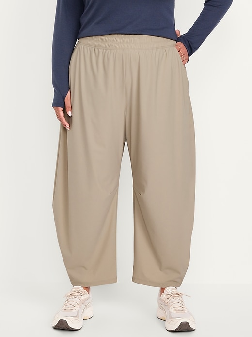 Image number 5 showing, High-Waisted SleekTech Barrel Ankle Pants