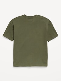 View large product image 3 of 4. Oversized Short-Sleeve Pocket T-Shirt for Boys