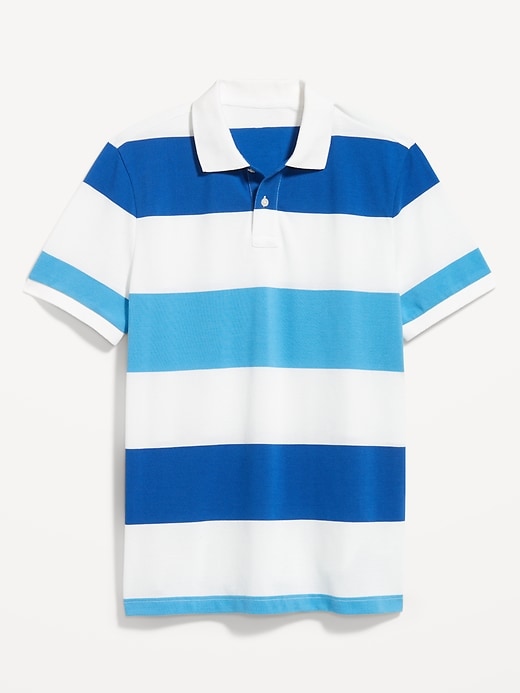 Image number 4 showing, Classic Fit Striped Pique Polo