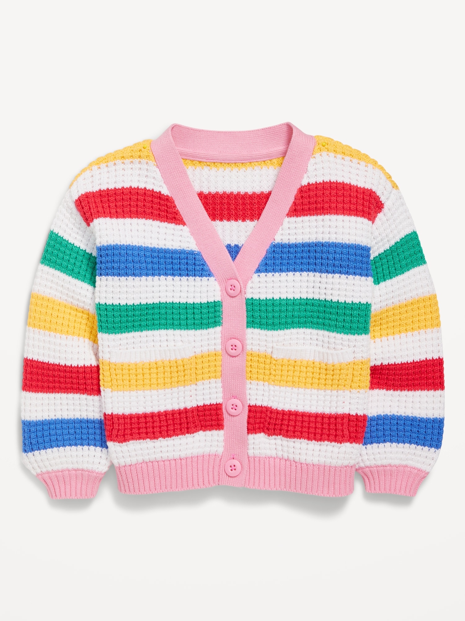 Printed Button-Front Cardigan Sweater for Toddler & Baby