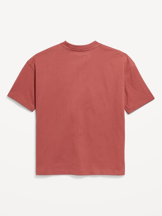 Image number 3 showing, Oversized Short-Sleeve Pocket T-Shirt for Boys