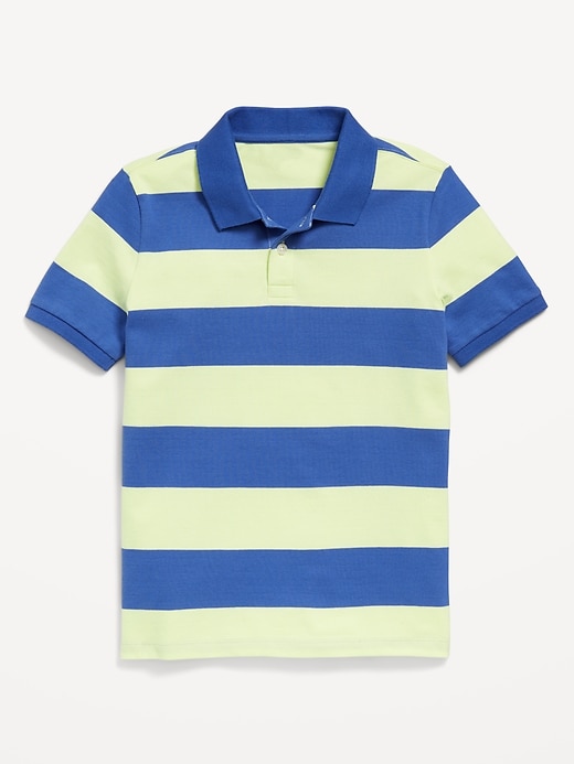 View large product image 2 of 3. Printed Pique Polo Shirt for Boys