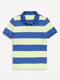 Image number 2 showing, Printed Pique Polo Shirt for Boys