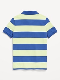 View large product image 3 of 3. Printed Pique Polo Shirt for Boys