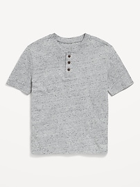 Image number 2 showing, Short-Sleeve Henley T-Shirt for Boys