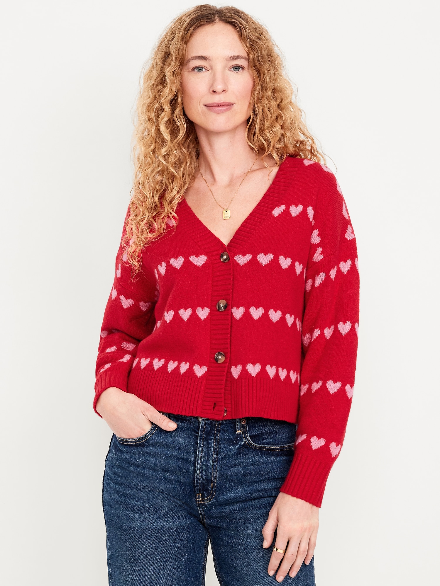 Cardigan SoSoft à motif de la Saint-Valentin