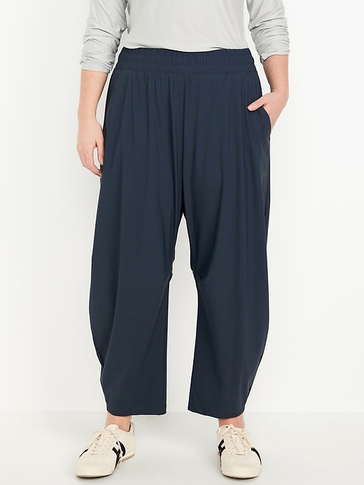 Image number 3 showing, High-Waisted SleekTech Barrel Ankle Pants