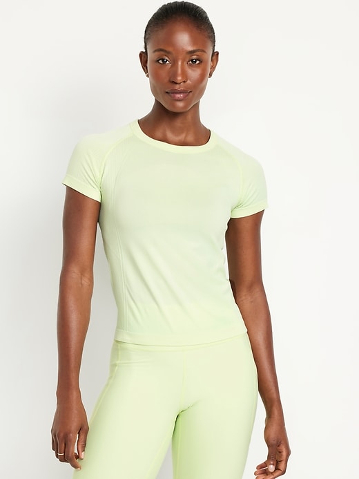 Image number 1 showing, Fitted Seamless T-Shirt