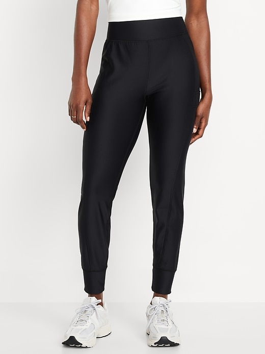 Image number 1 showing, Extra High-Waisted PowerSoft Coze Edition Warm-Lined 7/8 Cargo Joggers