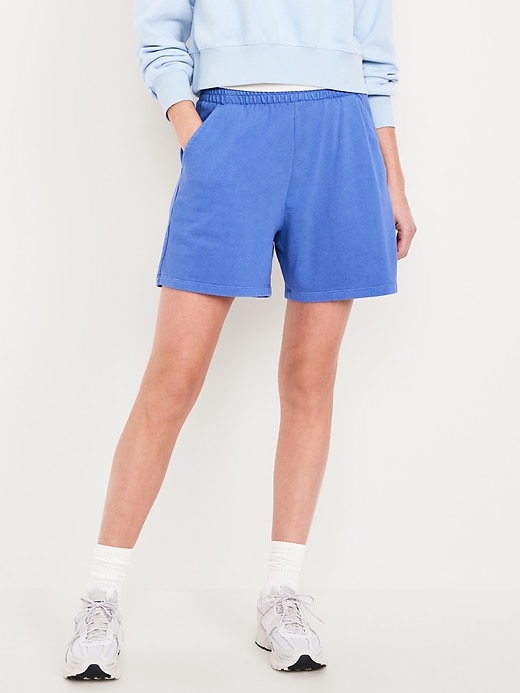 View large product image 1 of 3. Extra High-Waisted SoComfy Shorts -- 5-inch inseam