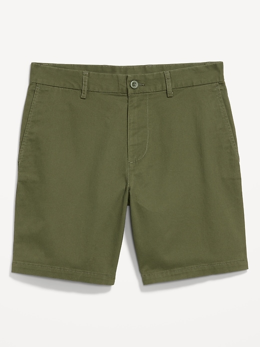 Image number 3 showing, Slim Built-In Flex Rotation Chino Shorts -- 8-inch inseam