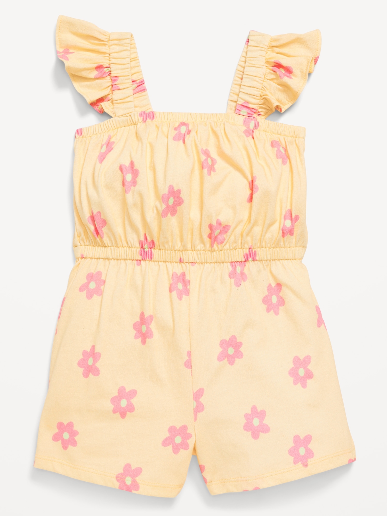 Printed Sleeveless Romper for Toddler Girls