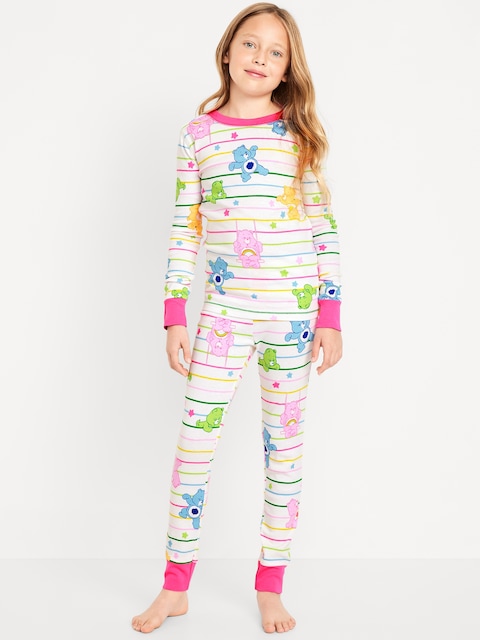 Licensed Graphic Snug-Fit Pajama Set for Girls
