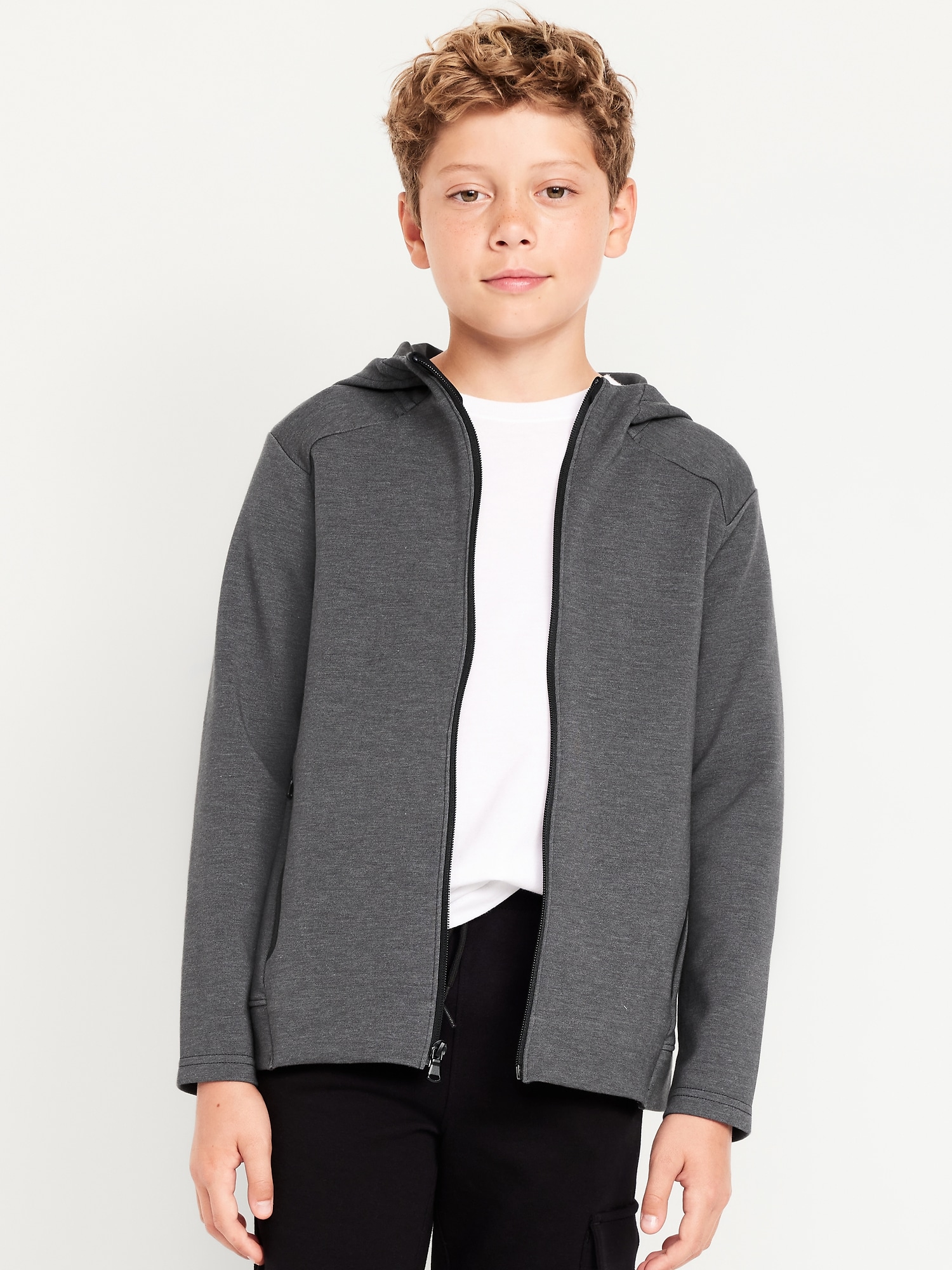 Dynamic Fleece Zip Hoodie for Boys