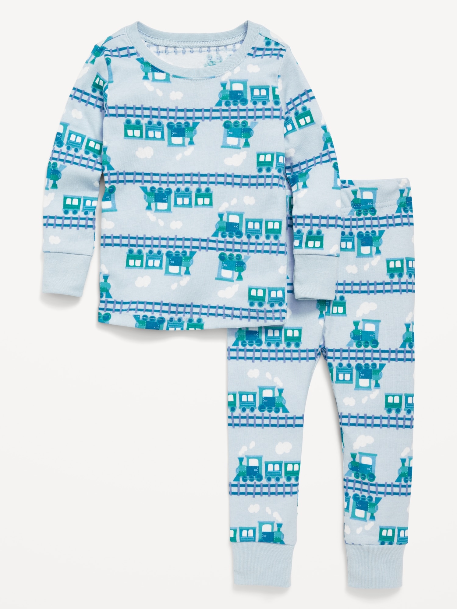 Unisex Printed Snug-Fit Pajama Set for Toddler & Baby