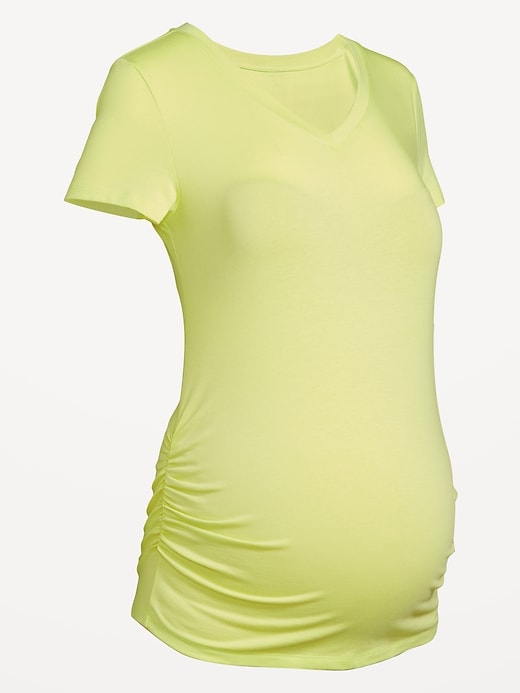 Image number 2 showing, Maternity V-Neck T-Shirt