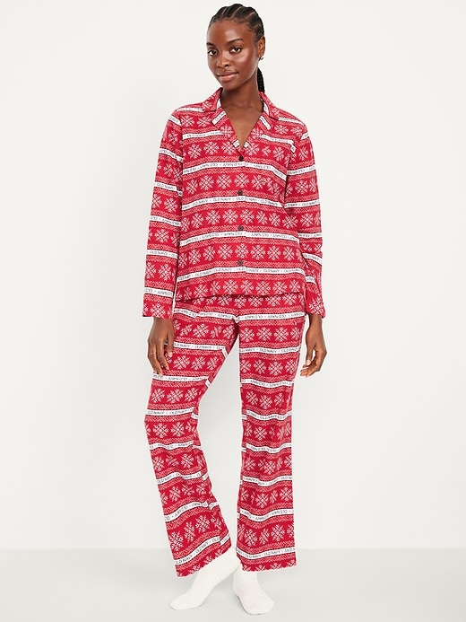 Image number 2 showing, Flannel Pajama Set for Women