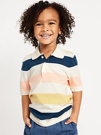 Image number 1 showing, Short-Sleeve Pique Polo Shirt for Toddler Boys