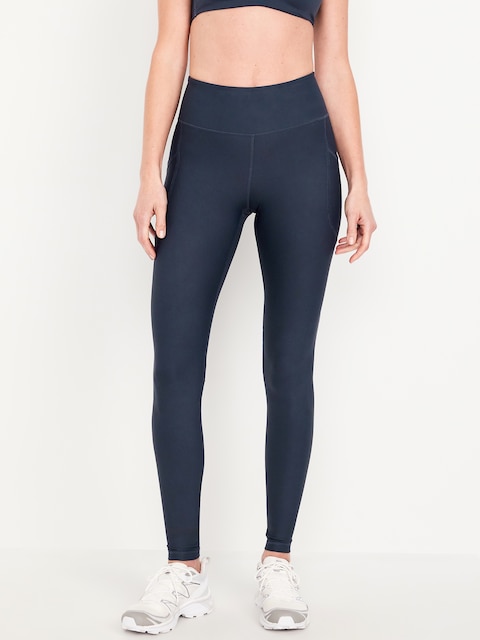 Legging PowerSoft pleine longueur à taille haute à poche, entrejambe de 79 cm