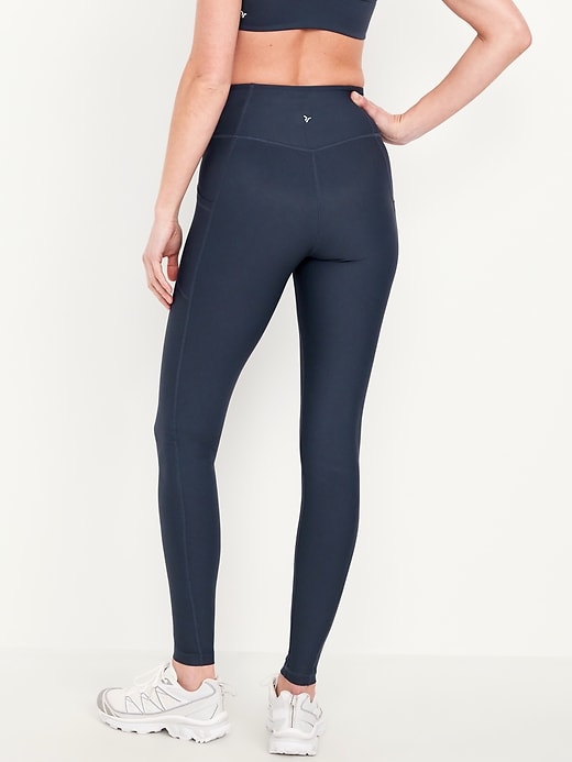 Image number 2 showing, High-Waisted PowerSoft Full-Length Pocket Leggings