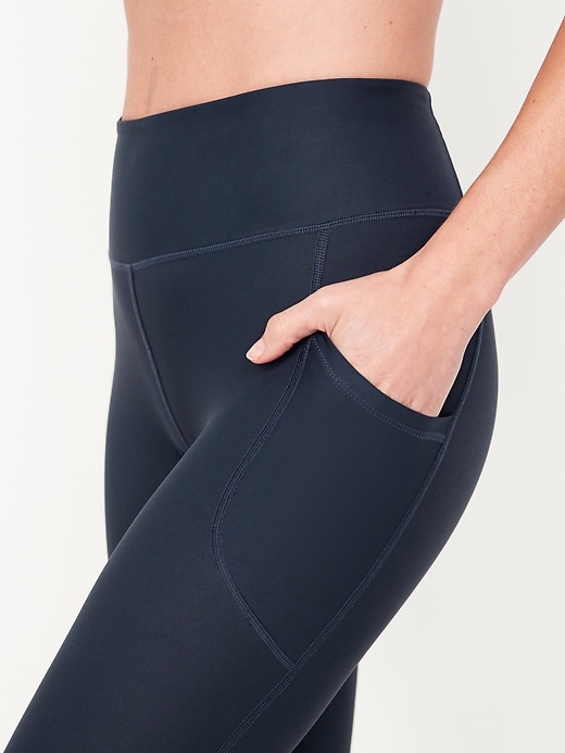 Image number 3 showing, High-Waisted PowerSoft Full-Length Pocket Leggings