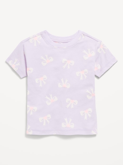 View large product image 1 of 1. Printed Short-Sleeve T-Shirt for Toddler Girls