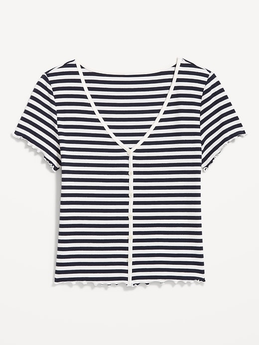 Image number 4 showing, Striped Button-Down Top