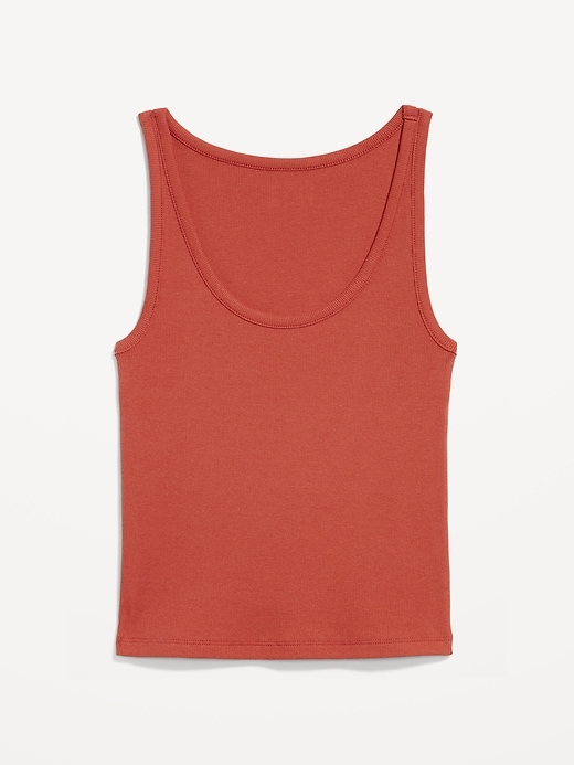 Image number 4 showing, Ribbed Crop Tank Top