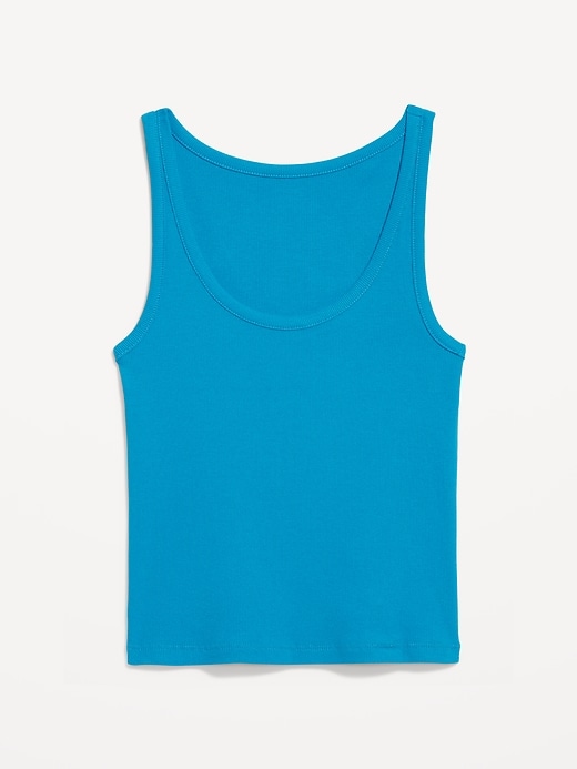 Image number 4 showing, Ribbed Crop Tank Top