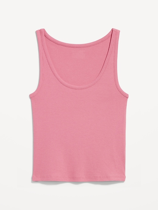 Image number 4 showing, Ribbed Crop Tank Top