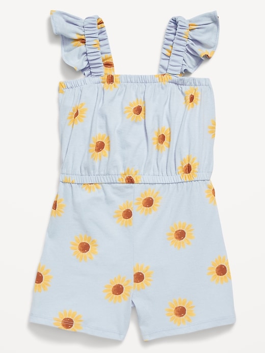 View large product image 1 of 1. Printed Sleeveless Romper for Toddler Girls