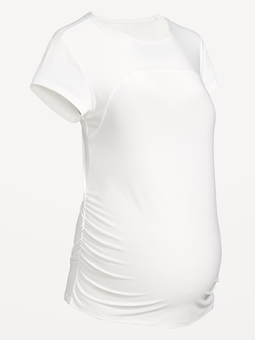 Image number 8 showing, CloudMotion Maternity Base Layer T-Shirt