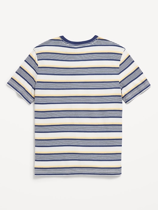 View large product image 2 of 2. Softest Short-Sleeve Striped T-Shirt for Boys